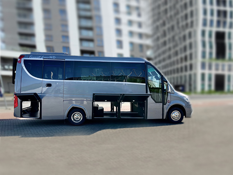 Mercedes store bus conversion